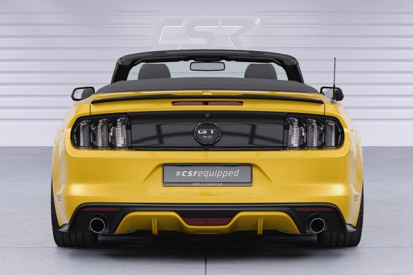 CSR Heckspoiler | Heckflügel mit ABE für Ford Mustang VI HF720-S strukturiert schwarz matt (keine Lackierung erforderlich)