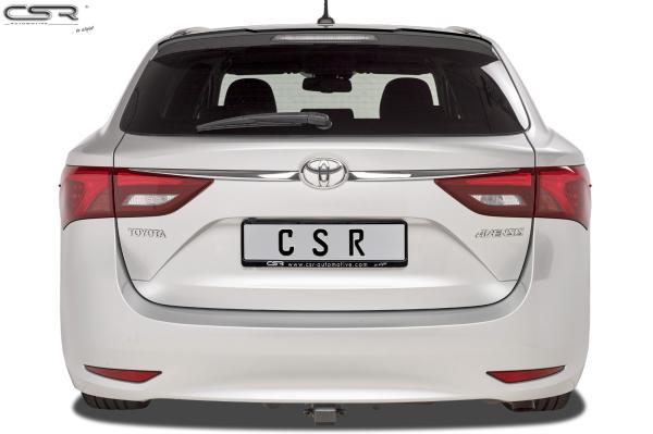 CSR Heckspoiler | Heckflügel mit ABE für Toyota Avensis (T27) Kombi HF725-C Carbon Look Hochglanz (keine Lackierung erforderlich)