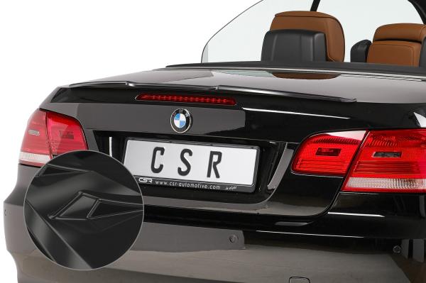 CSR Heckspoiler | Heckflügel mit ABE für BMW 3er E93 Cabrio HF726-G Glossy schwarz Hochglanz (keine Lackierung erforderlich)