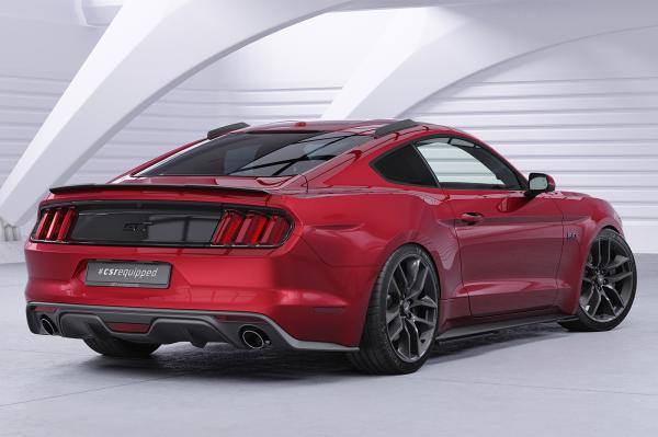 CSR Heckspoiler | Heckflügel mit ABE für Ford Mustang VI HF727-S strukturiert schwarz matt (keine Lackierung erforderlich)