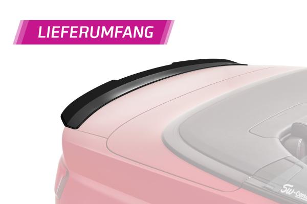 CSR Heckspoiler | Heckflügel mit ABE für Audi A3 8V Cabrio HF728-L Lackierung erforderlich (unlackiert roh)