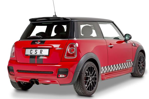 CSR Heckspoiler | Heckflügel mit ABE für Mini R56 John Cooper Works HF729-G Glossy schwarz Hochglanz (keine Lackierung erforderlich)