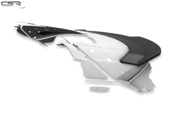 CSR Heckspoiler | Heckflügel mit ABE für Audi Q2 HF734-C Carbon Look Hochglanz (keine Lackierung erforderlich)