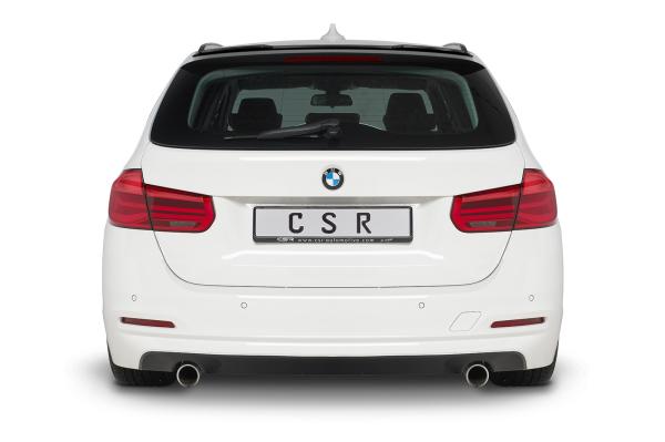 CSR Heckspoiler | Heckflügel mit ABE für BMW 3er F31 Touring HF736-S strukturiert schwarz matt (keine Lackierung erforderlich)