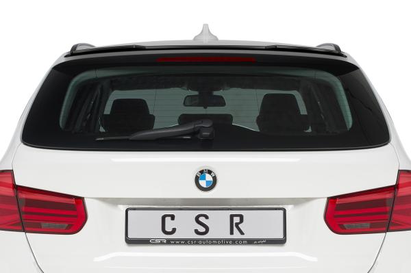 CSR Heckspoiler | Heckflügel mit ABE für BMW 3er F31 Touring HF736-S strukturiert schwarz matt (keine Lackierung erforderlich)