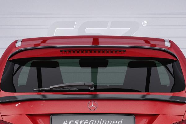 CSR Heckspoiler | Heckflügel mit ABE für Mercedes-Benz CLA X117 Shooting Brake HF739-C Carbon Look Hochglanz (keine Lackierung erforderlich)