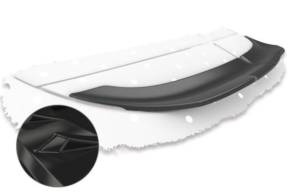 CSR Heckspoiler | Heckflügel mit ABE für Porsche Panamera 970 GTS, Turbo, Turbo S HF740-G Glossy schwarz Hochglanz (keine Lackierung erforderlich)