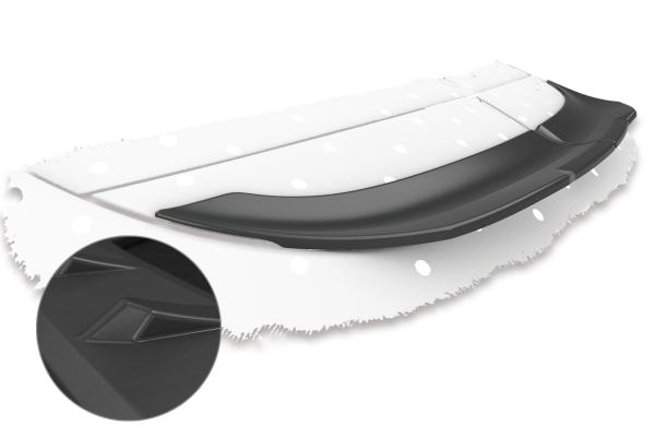 CSR Heckspoiler | Heckflügel mit ABE für Porsche Panamera 970 GTS, Turbo, Turbo S HF740-L Lackierung erforderlich (unlackiert roh)