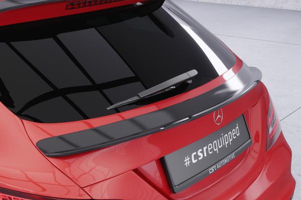 CSR Heckspoiler | Heckflügel mit ABE für Mercedes-Benz CLA X117 Shooting Brake HF743-C Carbon Look Hochglanz (keine Lackierung erforderlich)