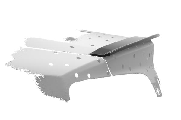 CSR Heckspoiler | Heckflügel mit ABE für Audi A8 / S8 D4 (Typ 4H) HF744-L Lackierung erforderlich (unlackiert roh)