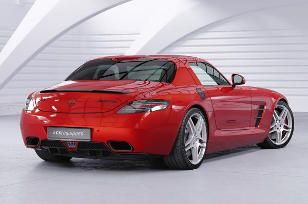 CSR Heckspoiler | Heckflügel mit ABE für Mercedes-Benz SLS AMG (C197/R197) HF746-C Carbon Look Hochglanz (keine Lackierung erforderlich)
