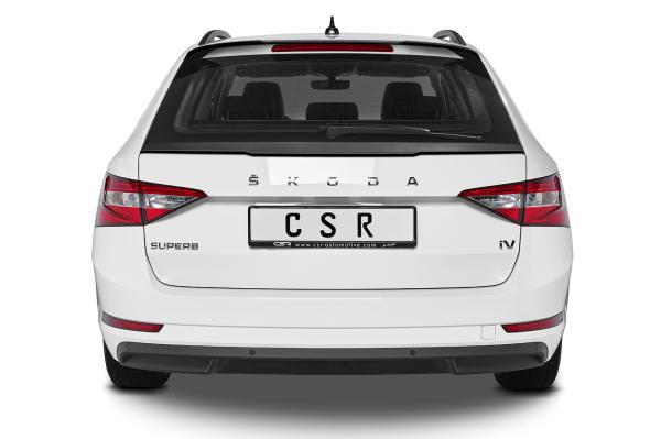 CSR Heckspoiler | Heckflügel mit ABE für Skoda Superb III (Typ 3V) Combi HF749-L Lackierung erforderlich (unlackiert roh)