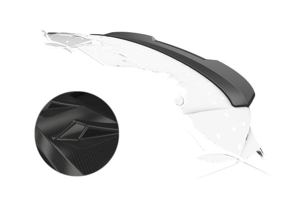 CSR Heckspoiler | Heckflügel mit ABE für Kia Optima (JF) Sportswagon HF750-C Carbon Look Hochglanz (keine Lackierung erforderlich)