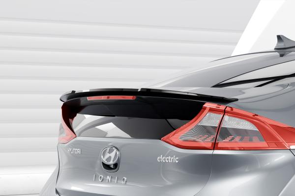 CSR Heckspoiler | Heckflügel mit ABE für Hyundai Ioniq HF756-G Glossy schwarz Hochglanz (keine Lackierung erforderlich)
