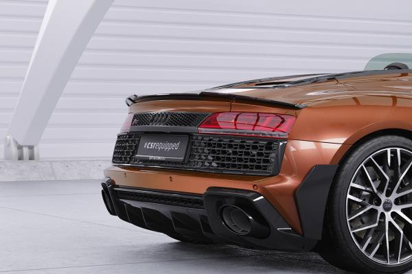 CSR Heckspoiler | Heckflügel mit ABE für Audi R8 (4S) Spyder HF761-C Carbon Look Hochglanz (keine Lackierung erforderlich)