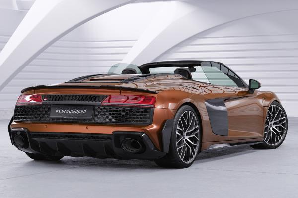 CSR Heckspoiler | Heckflügel mit ABE für Audi R8 (4S) Spyder HF761-C Carbon Look Hochglanz (keine Lackierung erforderlich)