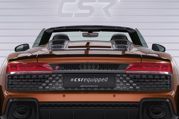 CSR Heckspoiler | Heckflügel mit ABE für Audi R8 (4S) Spyder HF761-C Carbon Look Hochglanz (keine Lackierung erforderlich)