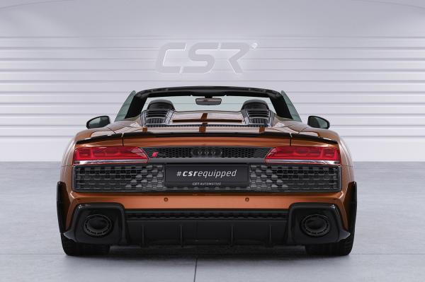 CSR Heckspoiler | Heckflügel mit ABE für Audi R8 (4S) Spyder HF761-C Carbon Look Hochglanz (keine Lackierung erforderlich)
