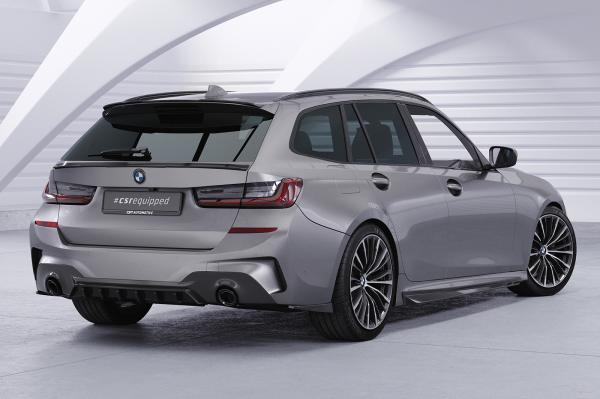 CSR Heckspoiler | Heckflügel mit ABE für BMW 3er G21 HF765-C Carbon Look Hochglanz (keine Lackierung erforderlich)
