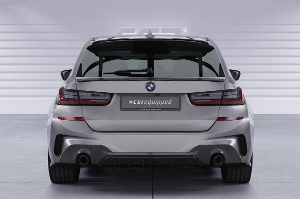 CSR Heckspoiler | Heckflügel mit ABE für BMW 3er G21 HF765-C Carbon Look Hochglanz (keine Lackierung erforderlich)