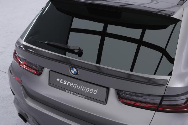 CSR Heckspoiler | Heckflügel mit ABE für BMW 3er G21 HF766-G Glossy schwarz Hochglanz (keine Lackierung erforderlich)