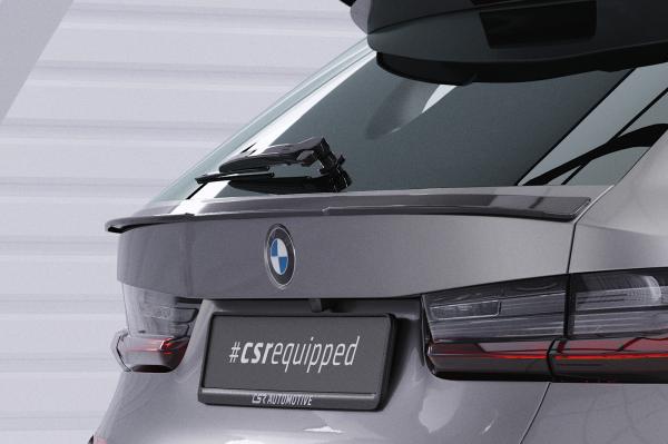 CSR Heckspoiler | Heckflügel mit ABE für BMW 3er G21 HF766-G Glossy schwarz Hochglanz (keine Lackierung erforderlich)