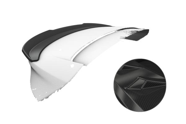 CSR Heckspoiler | Heckflügel mit ABE für Ford Focus MK3 ST Turnier HF770-C Carbon Look Hochglanz (keine Lackierung erforderlich)