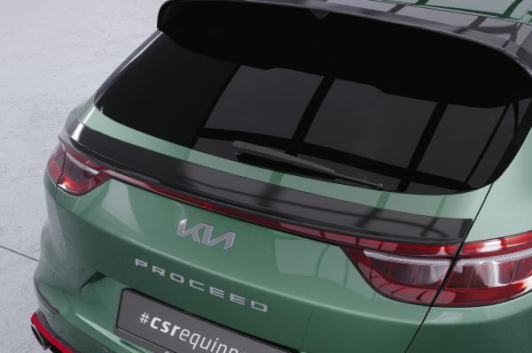 CSR Heckspoiler | Heckflügel mit ABE für Kia Pro Ceed (CD) HF771-G Glossy schwarz Hochglanz (keine Lackierung erforderlich)