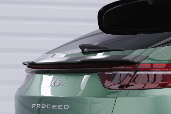 CSR Heckspoiler | Heckflügel mit ABE für Kia Pro Ceed (CD) HF771-G Glossy schwarz Hochglanz (keine Lackierung erforderlich)