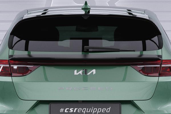 CSR Heckspoiler | Heckflügel mit ABE für Kia Pro Ceed (CD) HF771-G Glossy schwarz Hochglanz (keine Lackierung erforderlich)