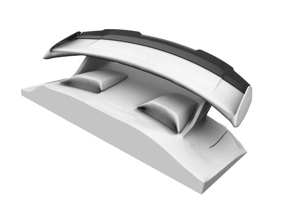 CSR Heckspoiler | Heckflügel mit ABE für Porsche 911/991 (991,2) GT3 HF777-L Lackierung erforderlich (unlackiert roh)