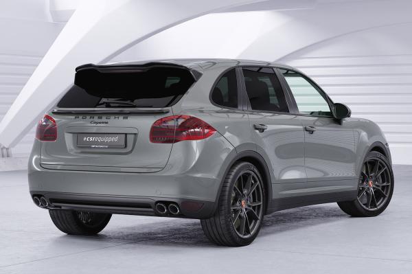CSR Heckspoiler | Heckflügel mit ABE für Porsche Cayenne Typ 92A HF782-S strukturiert schwarz matt (keine Lackierung erforderlich)