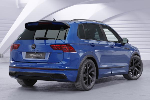 CSR Heckspoiler | Heckflügel mit ABE für VW VW Tiguan II (Typ AD1) R / R-Line HF783-C Carbon Look Hochglanz (keine Lackierung erforderlich)