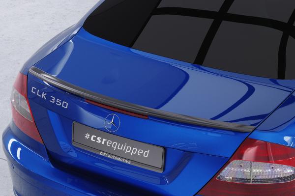 CSR Heckspoiler | Heckflügel mit ABE für Mercedes-Benz CLK C209/A209 HF784-C Carbon Look Hochglanz (keine Lackierung erforderlich)