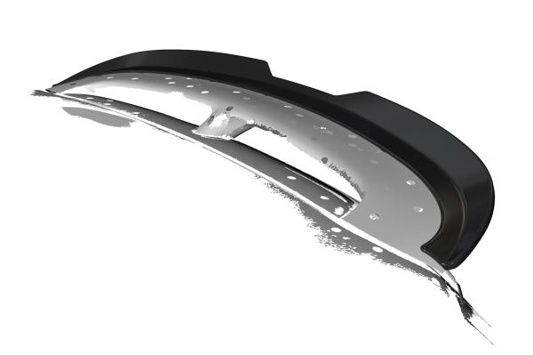 CSR Heckspoiler | Heckflügel mit ABE für Mini R56 John Cooper Works HF793-S strukturiert schwarz matt (keine Lackierung erforderlich)