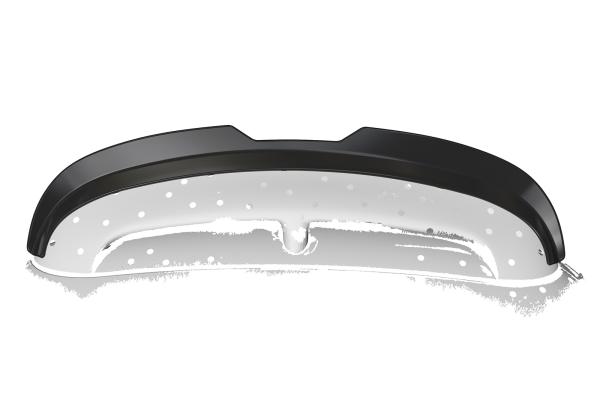 CSR Heckspoiler | Heckflügel mit ABE für Mini R56 John Cooper Works HF793-S strukturiert schwarz matt (keine Lackierung erforderlich)