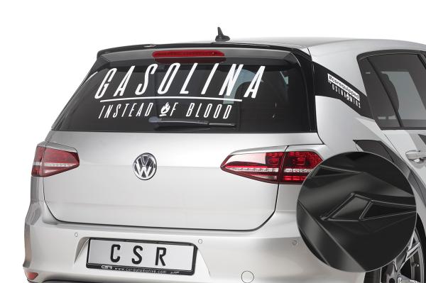 CSR Heckspoiler | Heckflügel mit ABE für VW Golf 7 Basis HF794-G Glossy schwarz Hochglanz (keine Lackierung erforderlich)