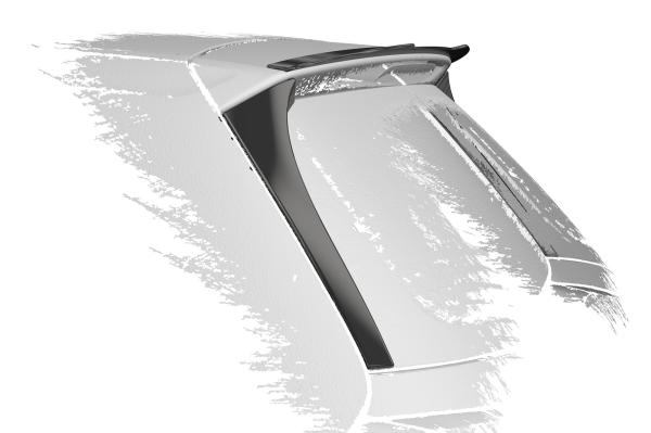 CSR Heckspoiler | Heckflügel mit ABE für VW Golf 7 Basis HF794-C Carbon Look Hochglanz (keine Lackierung erforderlich)