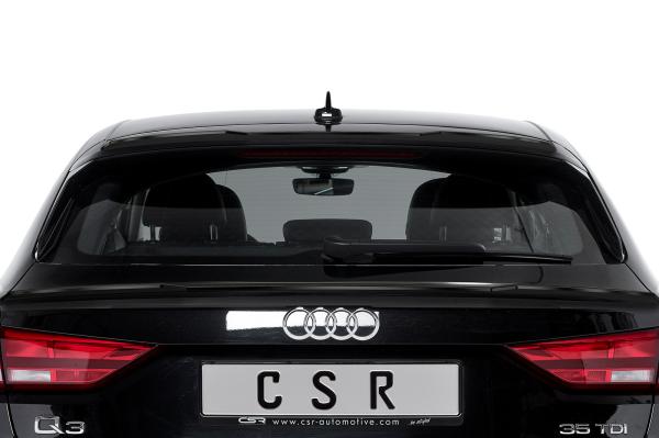 CSR Heckspoiler | Heckflügel mit ABE für Audi Q3 (Typ F3) Sportback HF797-C Carbon Look Hochglanz (keine Lackierung erforderlich)