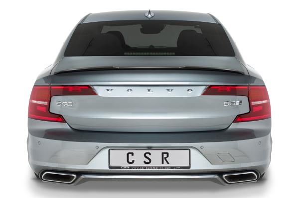 CSR Heckspoiler | Heckflügel mit ABE für Volvo S90 HF799-S strukturiert schwarz matt (keine Lackierung erforderlich)