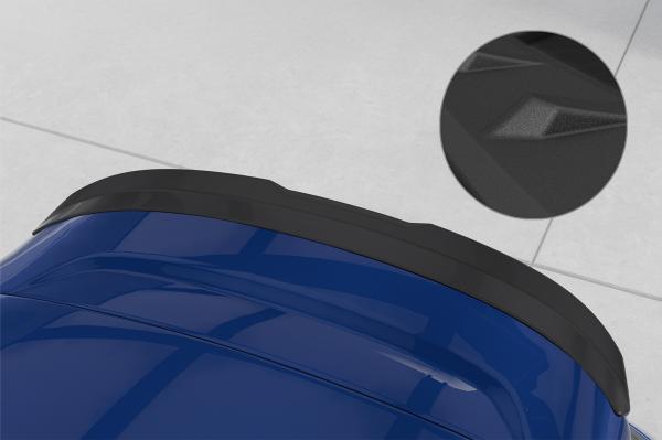 CSR Heckspoiler | Heckflügel mit ABE für Fiat 500 Abarth 595 HF800-S strukturiert schwarz matt (keine Lackierung erforderlich)