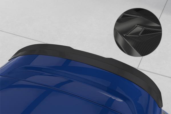 CSR Heckspoiler | Heckflügel mit ABE für Fiat 500 Abarth 595 HF800-C Carbon Look Hochglanz (keine Lackierung erforderlich)