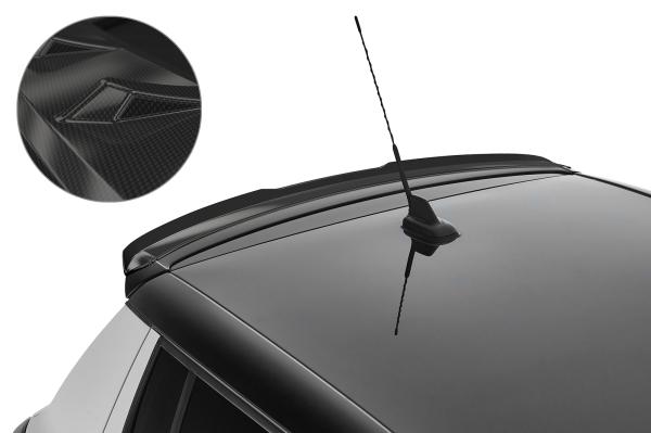 CSR Heckspoiler | Heckflügel mit ABE für Skoda Fabia 2 RS (Typ 5J) HF803-C Carbon Look Hochglanz (keine Lackierung erforderlich)