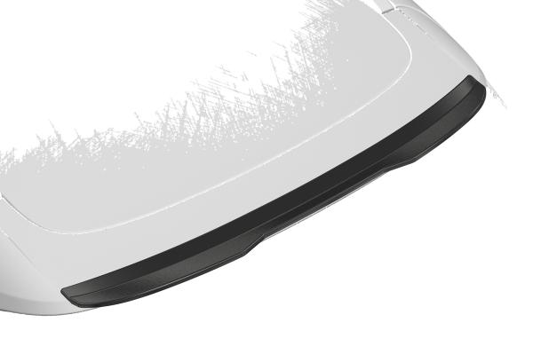 CSR Heckspoiler | Heckflügel mit ABE für KIA Ceed (JD) SW HF804-C Carbon Look Hochglanz (keine Lackierung erforderlich)