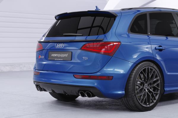 CSR Heckspoiler | Heckflügel mit ABE für Audi Q5/SQ5 (Typ 8R) HF810-S strukturiert schwarz matt (keine Lackierung erforderlich)