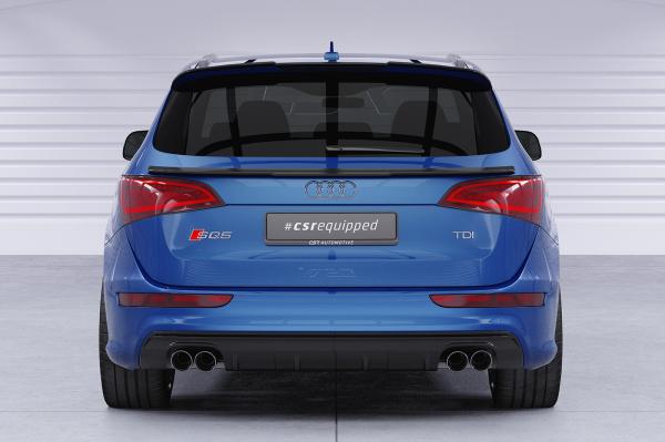 CSR Heckspoiler | Heckflügel mit ABE für Audi Q5/SQ5 (Typ 8R) HF810-S strukturiert schwarz matt (keine Lackierung erforderlich)