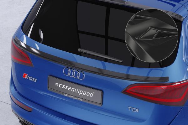 CSR Heckspoiler | Heckflügel mit ABE für Audi Q5/SQ5 (Typ 8R) HF810-G Glossy schwarz Hochglanz (keine Lackierung erforderlich)