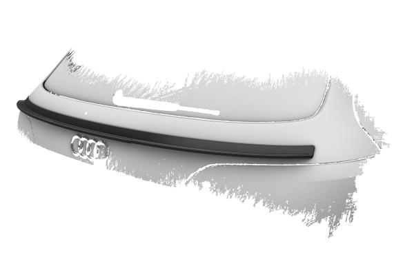 CSR Heckspoiler | Heckflügel mit ABE für Audi Q5/SQ5 (Typ 8R) HF810-S strukturiert schwarz matt (keine Lackierung erforderlich)