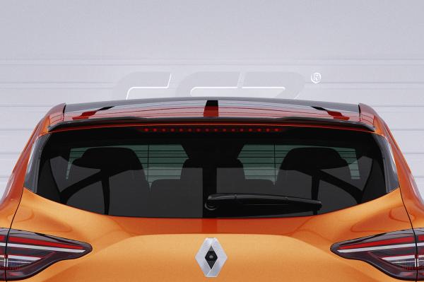 CSR Heckspoiler | Heckflügel mit ABE für Renault Clio 5 HF812-C Carbon Look Hochglanz (keine Lackierung erforderlich)