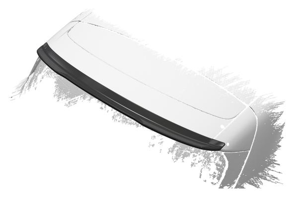 CSR Heckspoiler | Heckflügel mit ABE für Renault Clio 5 HF812-C Carbon Look Hochglanz (keine Lackierung erforderlich)